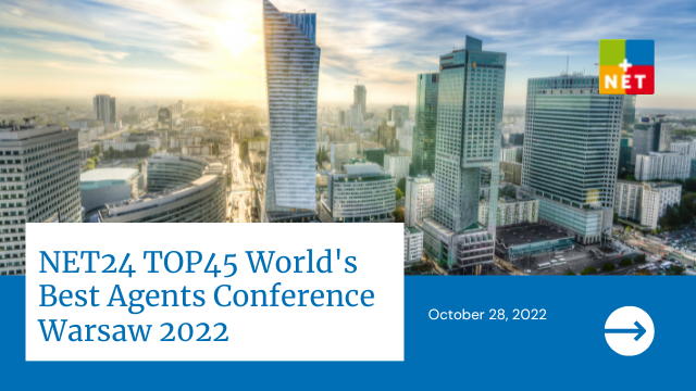 NET24 TOP45 World's Best Agents Conference Warsaw 2022