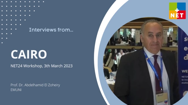 Interview with Prof. Dr. Abdelhamid El Zoheiry - EMUNI University at Cairo Workshop 2023