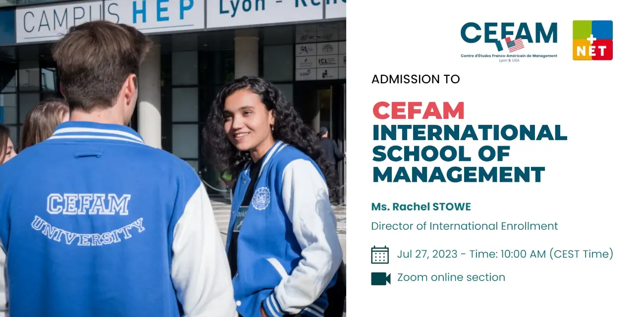 Study in France - Collaboration with CEFAM - International School of Business and Management