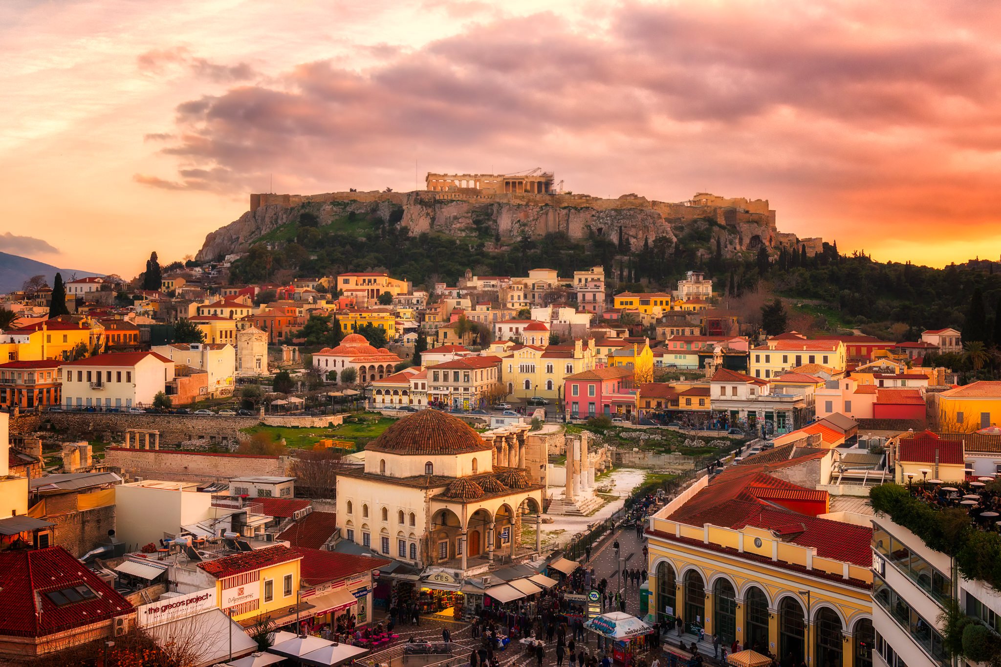 Athens-Monastiraki-Evening